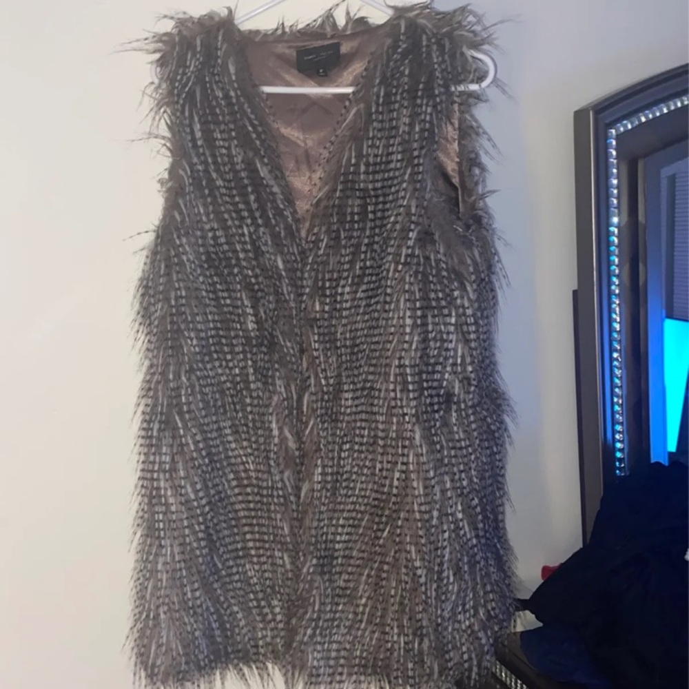 faux fur vest